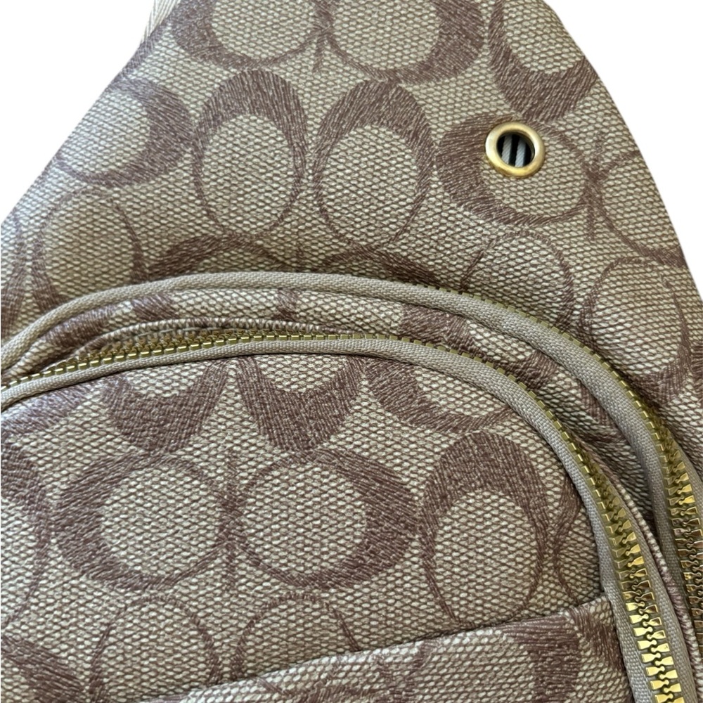 Stylish Tan Sling Bag - Picture 2 of 6